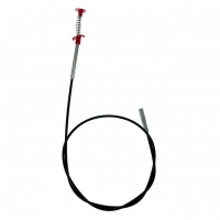 Трос канализационный с зажимом для чистки труб 1,6 м