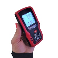 рулетка лазерная (дальномер) 60 м, на батарейках, красный луч, «maximum» mx 12875 оптом