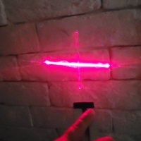 рулетка лазерная 250 см - мини уровень 15 см, 3 глазка, "maximum" mx 14565 оптом